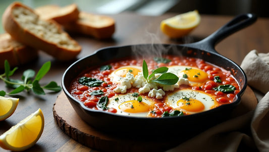 Lentil & Spinach Shakshuka with Extra Iron - The Iron Egg