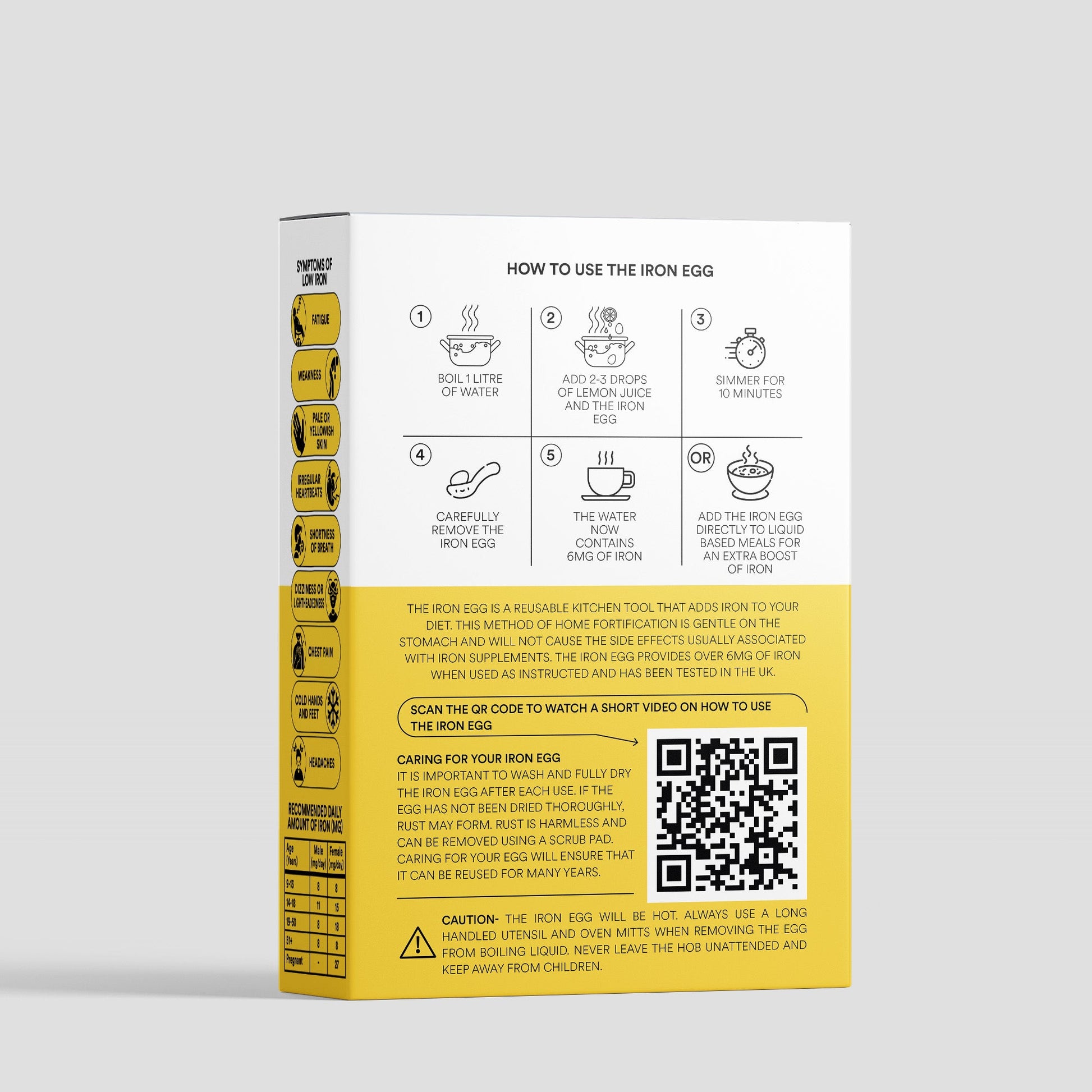 The Iron Egg - Iron Supplement Alternative