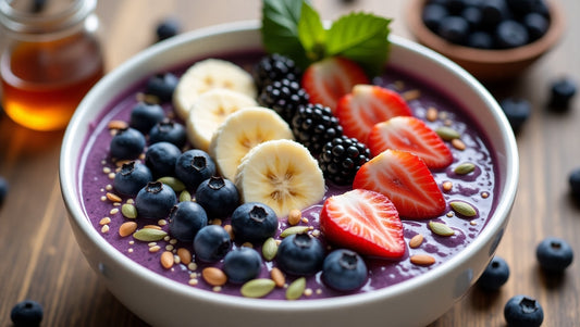 Iron-Boosting Berry & Spinach Smoothie Bowl