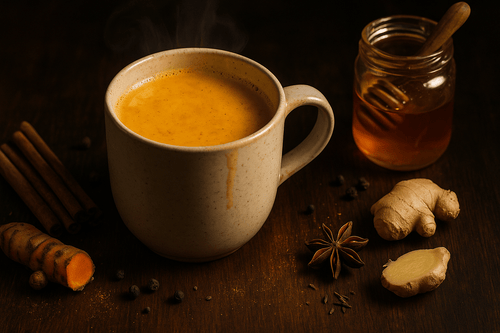 Spiced Golden Milk with Iron