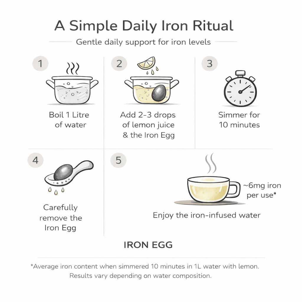IRON EGG - Iron Supplement Alternative